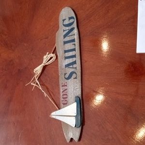 Sailing wall sign